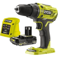 RYOBI - Perkusní vrtačka-šroubovák BRUSHLESS 18V - 2 rychlosti - 50 Nm - 500-1 800 ot min - nastavení točivého momentu 24 pozic